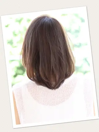 セミロング 嶋村 望美のヘアスタイル