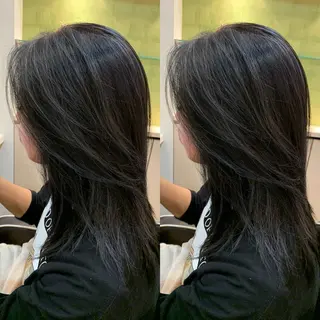 ミディアム カラー 🐸鈴木 綾乃🐸のヘアスタイル