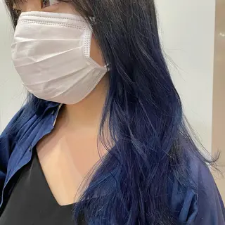 セミロング カラー ヘアアレンジ 🎀ダブルカラーレイ ヤーyuuri🎀のヘアスタイル