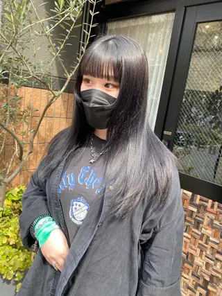 ロング カラー ヘアアレンジ あおい 🍒暖色カラーのヘアスタイル