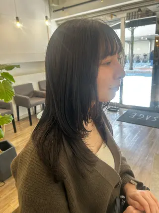 セミロング ブリーチ／ヘアセット 🪞🌙minamiのヘアスタイル