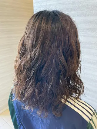 ミディアム パーマ おおづの みかるのヘアスタイル