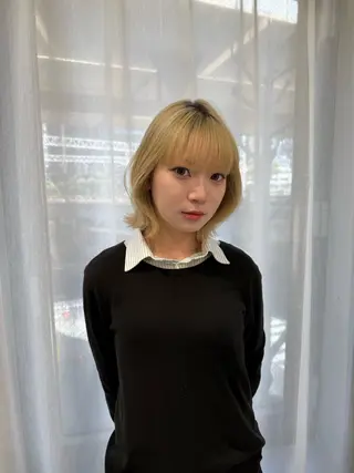 ミディアム hair make　chou-chou所属・🩶ベージュ🩶/ カラー/RIOのヘアスタイル