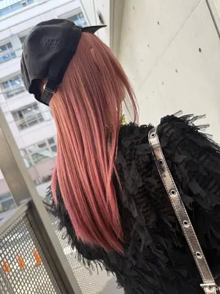 ロング カラー パーマ 國井 廉のヘアスタイル