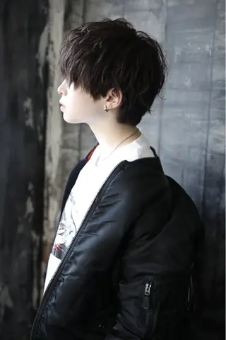 メンズ 水戸/ブリーチカラー ♠️♠️會澤遼真のヘアスタイル