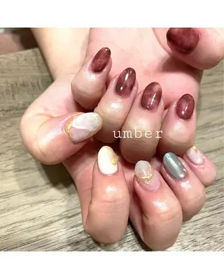 ネイル umber 三茶1分のネイルデザイン