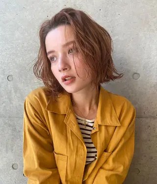 ミディアム 小田川 竜也のヘアスタイル