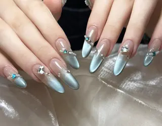 ネイル By moonネイル 🌷ワンホン/韓国風のネイルデザイン