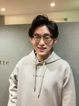 パーマ メンズ 豊中/メンズ特化 岡田 龍之介のヘアスタイル