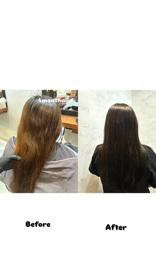 ロング ORANGE POP 検見川浜店所属・渡辺 りずのヘアスタイル