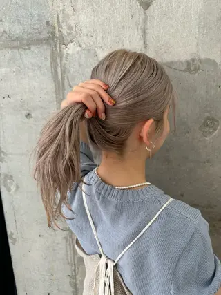 セミロング カラー ✨武内凌太✨ 複雑履歴/ムラ修正のヘアスタイル