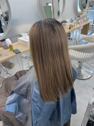 ミディアム カラー メンズ soi所属・ケアブリーチ/ツヤ髪 /ハイトーン/西村のヘアスタイル