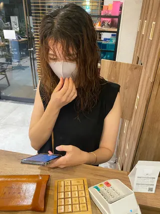 セミロング パーマ パーマ指名No1 /namiのヘアスタイル