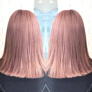 ミディアム カラー パーマ ヘアアレンジ メンズ キッズ ネイル マツエク・マツパ サロンドミルク 原宿のヘアスタイル