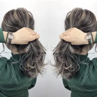 セミロング カラー 2nd所属・🤍2nd🤍田所 美希のヘアスタイル