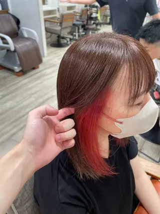 ミディアム カラー 【髪質改善・美髪 矯正】🌟だいち🌟のヘアスタイル