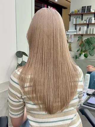 ロング カラーモデル募集 ✨🤍モモハ🤍✨のヘアスタイル