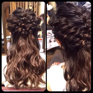 ミディアム セミロング ロング ヘアアレンジ ✨🌿大人可愛い愛さ れhair🌿✨松本のヘアスタイル