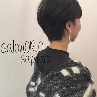 ショート カラー toiro by lien hair atelier所属・池田 真由美のヘアスタイル