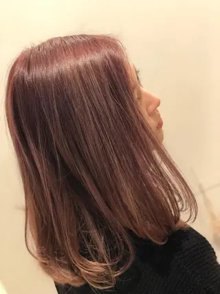 ミディアム カラー soi 🩵AYAKOのヘアスタイル