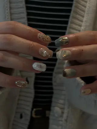 ネイル earth甲府昭和店 西村香穂のネイルデザイン