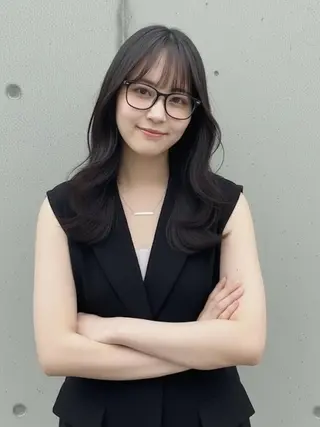 セミロング カラー ヘアサロン エム渋谷のヘアスタイル