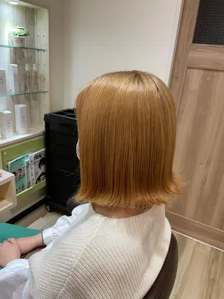 ミディアム カラー 🌈派手髪ハイトーン 🌈鈴木亮太🌈のヘアスタイル