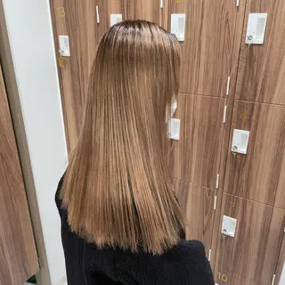 ミディアム カラー 🇰🇷韓国ヘア★ 副店長.쿠리타⭐︎のヘアスタイル
