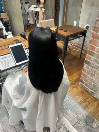 ロング 新宿/うる艶カラー/ 祝迫愛艶のヘアスタイル