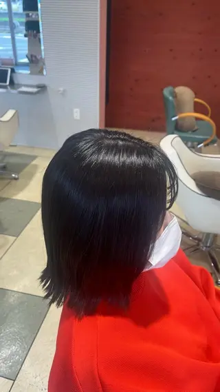 ミディアム カラー ベージュカラー⌇﻿ くびれヘア.𐙚心音のヘアスタイル