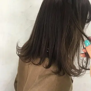 ミディアム カラー せこぐち まいのヘアスタイル