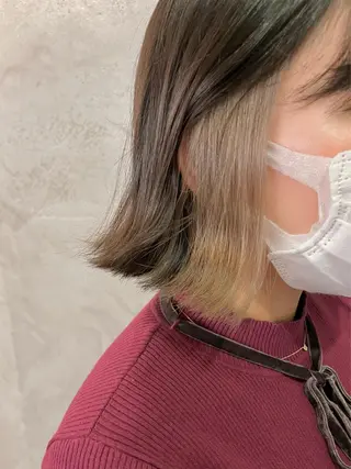 ミディアム カラー 透明感カラー/ ブリーチ無し/RYOのヘアスタイル