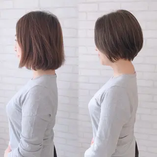 ショート カラー アビリタ 警固のヘアスタイル