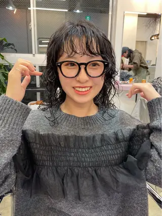 パーマ nessヤマサキ リュウタのヘアスタイル