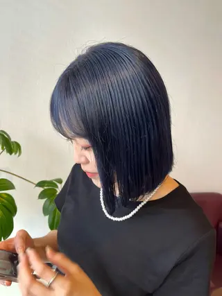 ショート カラー パーマ ヘアアレンジ ちひろ /似合わせカラーのヘアスタイル