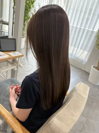 ロング 骨格、カラー診断士 ✂️淡中円花のヘアスタイル