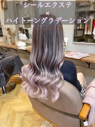 ロング ヘアアレンジ エクステ指名No.1 【店長】橘田のヘアスタイル