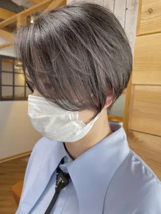 ショート カラー hair salon Ranun髪質改善のヘアスタイル