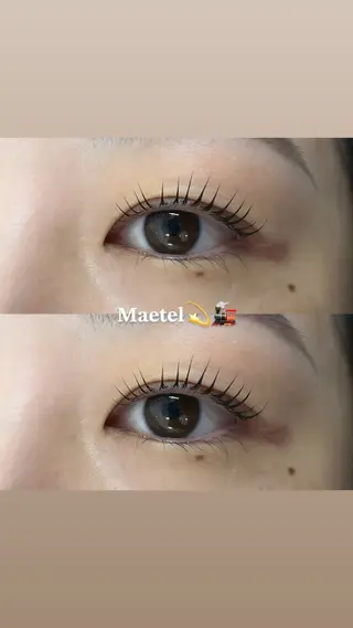 マツエク・マツパ アイブロウ パリジェンヌ まつげパーマ専門店 AI所属・🐰Sara🐰 hair/eye🖤のマツエク・マツパデザイン