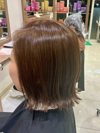 ミディアム 🧡Ash 新杉田🧡山本のヘアスタイル