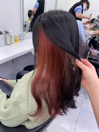 ロング カラー ダブルカラー/ 横浜/JURIのヘアスタイル