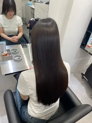 ロング 艶髪/縮毛矯正/ Core mikuaのヘアスタイル