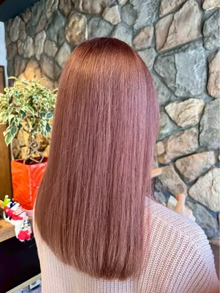 セミロング カラー 柔らかい/抜け感/ SOU🫧のヘアスタイル