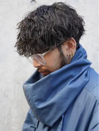 ショート パーマ メンズ fifth  SAKAE所属・SENTA✨メンズ パーマ✨fifth栄のヘアスタイル