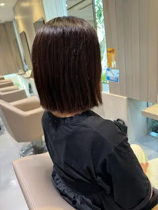 ミディアム 藤本 麗未のヘアスタイル