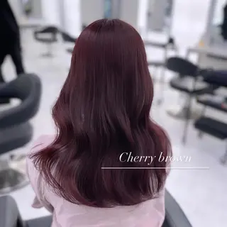 セミロング カラー ヘアアレンジ Ella所属・nana【艶髪】/ レイヤー/縮毛矯正のヘアスタイル