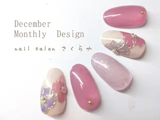 ネイル さくらや❤ パラジェル使用のネイルデザイン