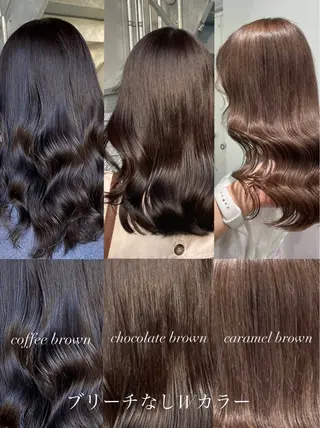 セミロング カラー ヘアアレンジ Ella所属・nana【艶髪】/ レイヤー/縮毛矯正のヘアスタイル