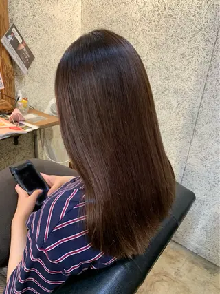 セミロング カラー KURAKU羽根木店所属・藤田 衣子のヘアスタイル