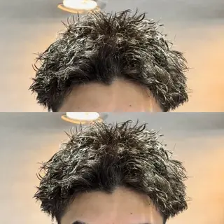 ショート パーマ指名率No1 メンズ特化ケイトのヘアスタイル